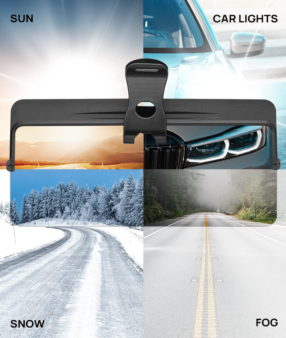 Polarized Clip-On Anti-Glare Car Visor