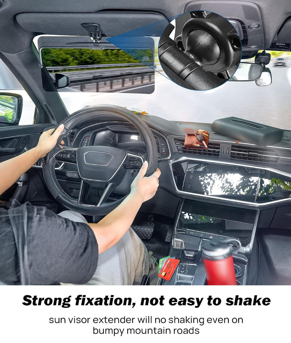Polarized Clip-On Anti-Glare Car Visor