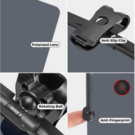 Polarized Clip-On Anti-Glare Car Visor