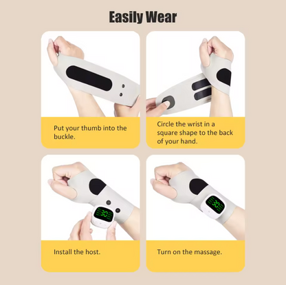 ComfortWave Cordless Wrist Massager Pad Pro