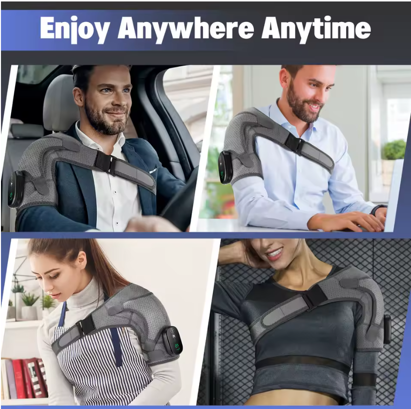 3-in-1 Heat + Massage Relief for Shoulders, Knees, and Elbows