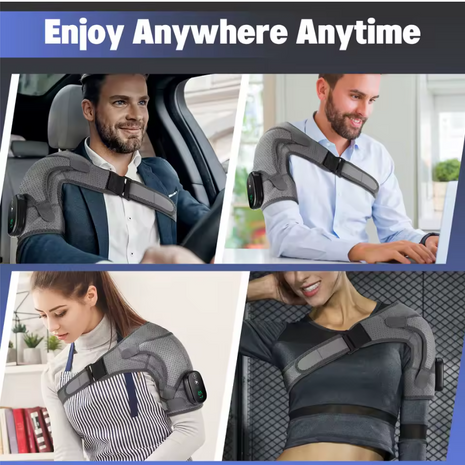3-in-1 Heat + Massage Relief for Shoulders, Knees, and Elbows