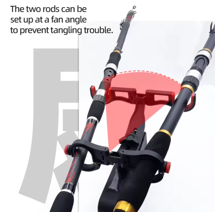 Rugged Clip On Boat Rod Holder