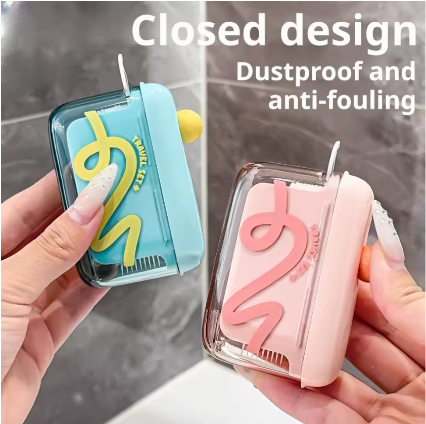 Dispensador de Hilo Dental Retráctil de Bolsillo Compacto
