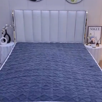 Cozy Velvet Winter Bedspread