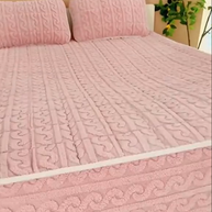 Cozy Velvet Winter Bedspread