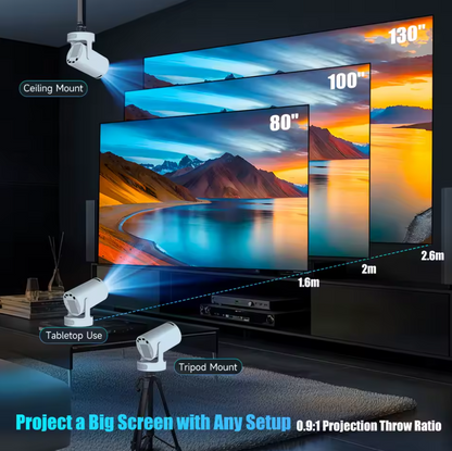 InkGlow™ Travel Projector — Big Screen, Zero Fuss