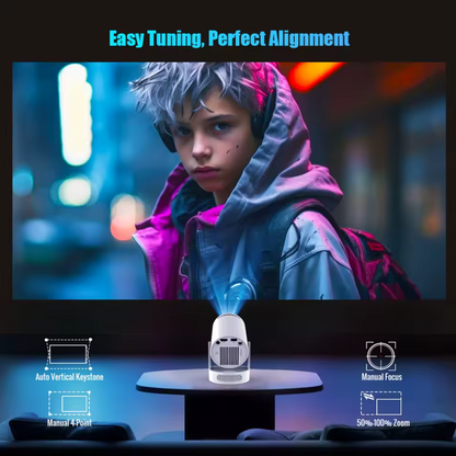 InkGlow™ Travel Projector — Big Screen, Zero Fuss