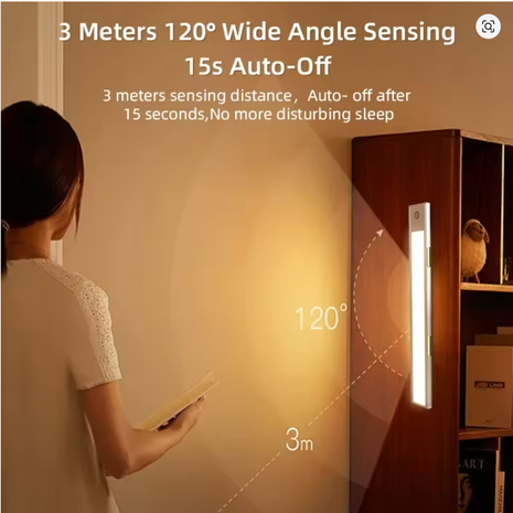 Luces para armarios con sensor de movimiento inalámbrico