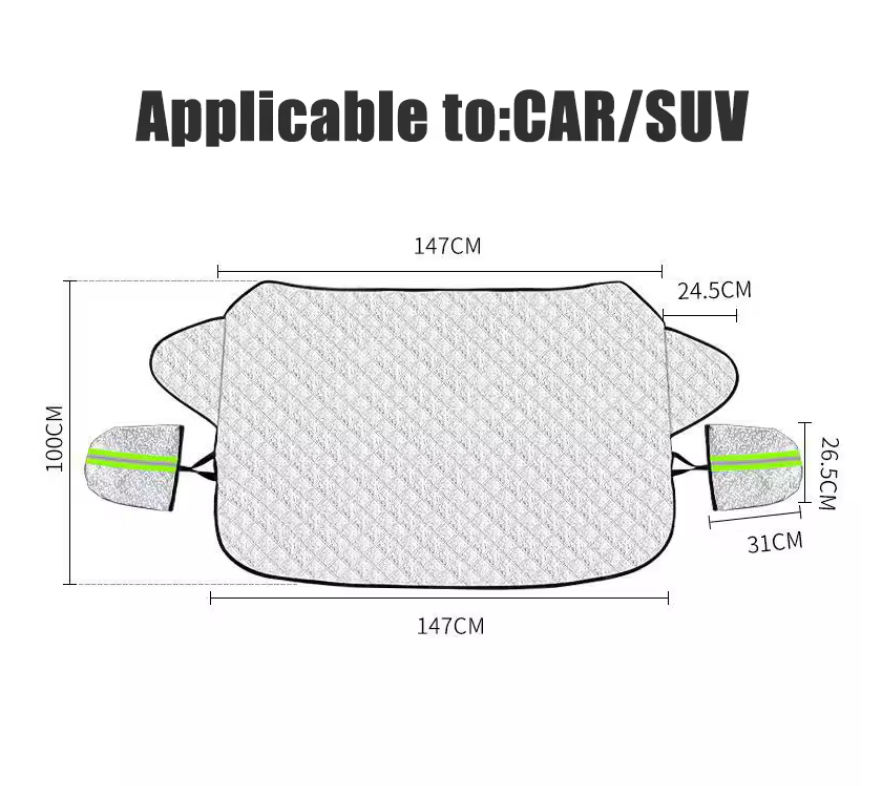 All-Weather Half Car Cover Shield