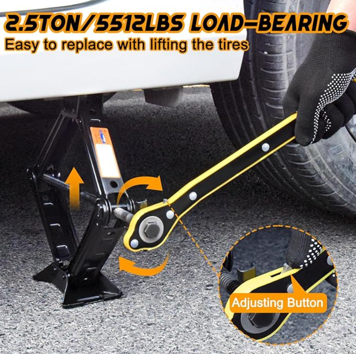 Manivela QuickLift Pro para gato de coche
