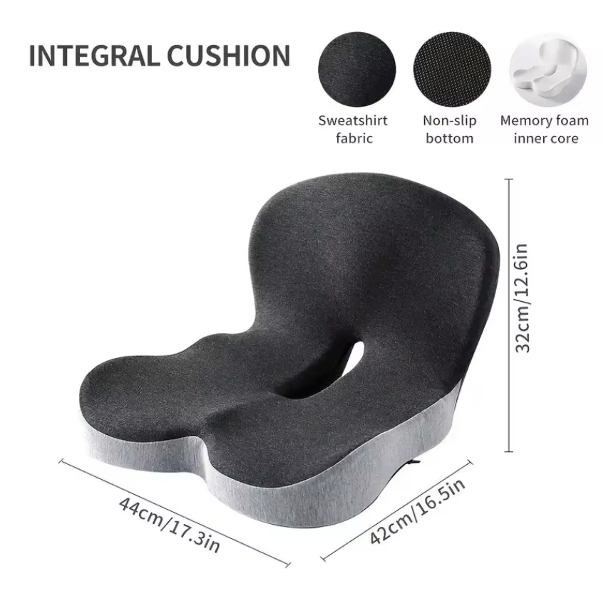 Cojín de asiento de espuma viscoelástica ComfortCore