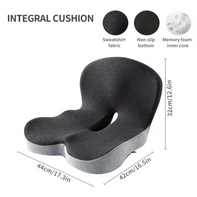 Cojín de asiento de espuma viscoelástica ComfortCore