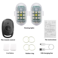 Mini Magnetic LED Strobe Light USB