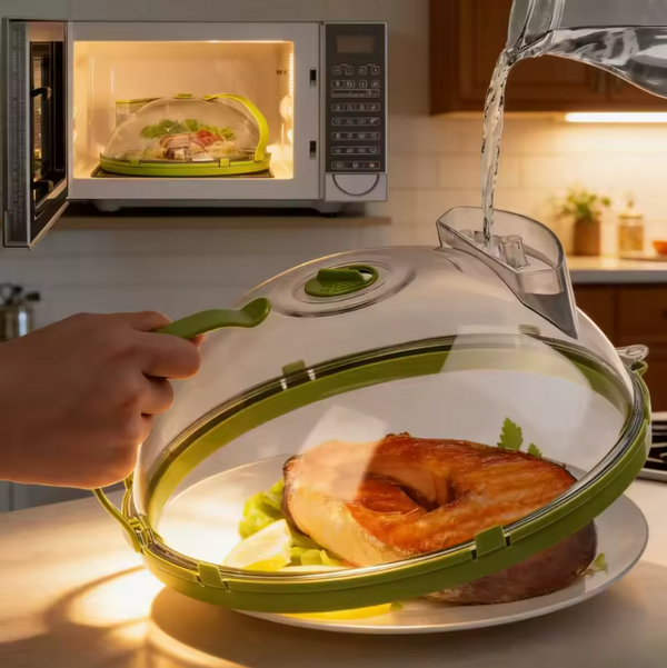 Clear Microwave Food Guard