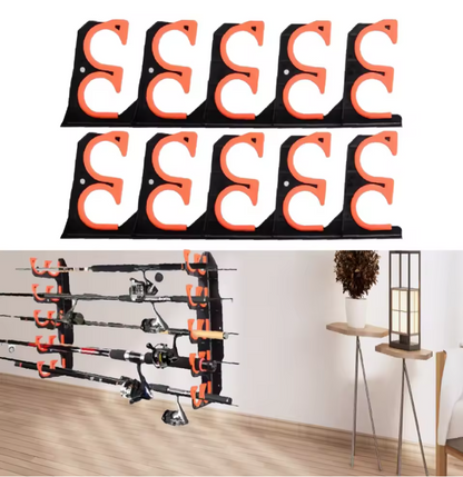 ProGrip Wall Fishing Rod Rack