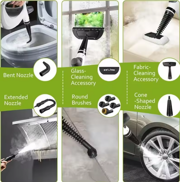 Limpiadora a Vapor Compacta de Alta Potencia Pro