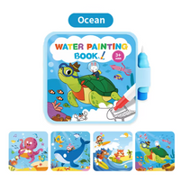 Water-Reveal Coloring Book