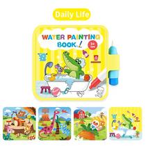 Water-Reveal Coloring Book