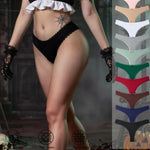 Cotton Lace Thong Set