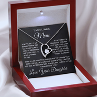 To My Mom — “Without You There's No Me” Necklace Gift From Daughter
