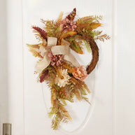 Autumn Harvest Cascade Front Wreath