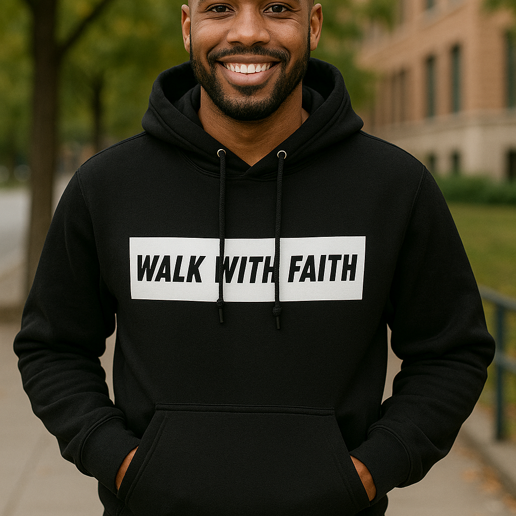 Walk With Faith Hoodie | Inspirational Christian Hoodie