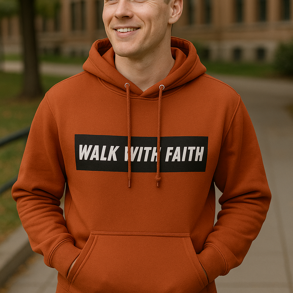 Walk With Faith Hoodie | Inspirational Christian Hoodie