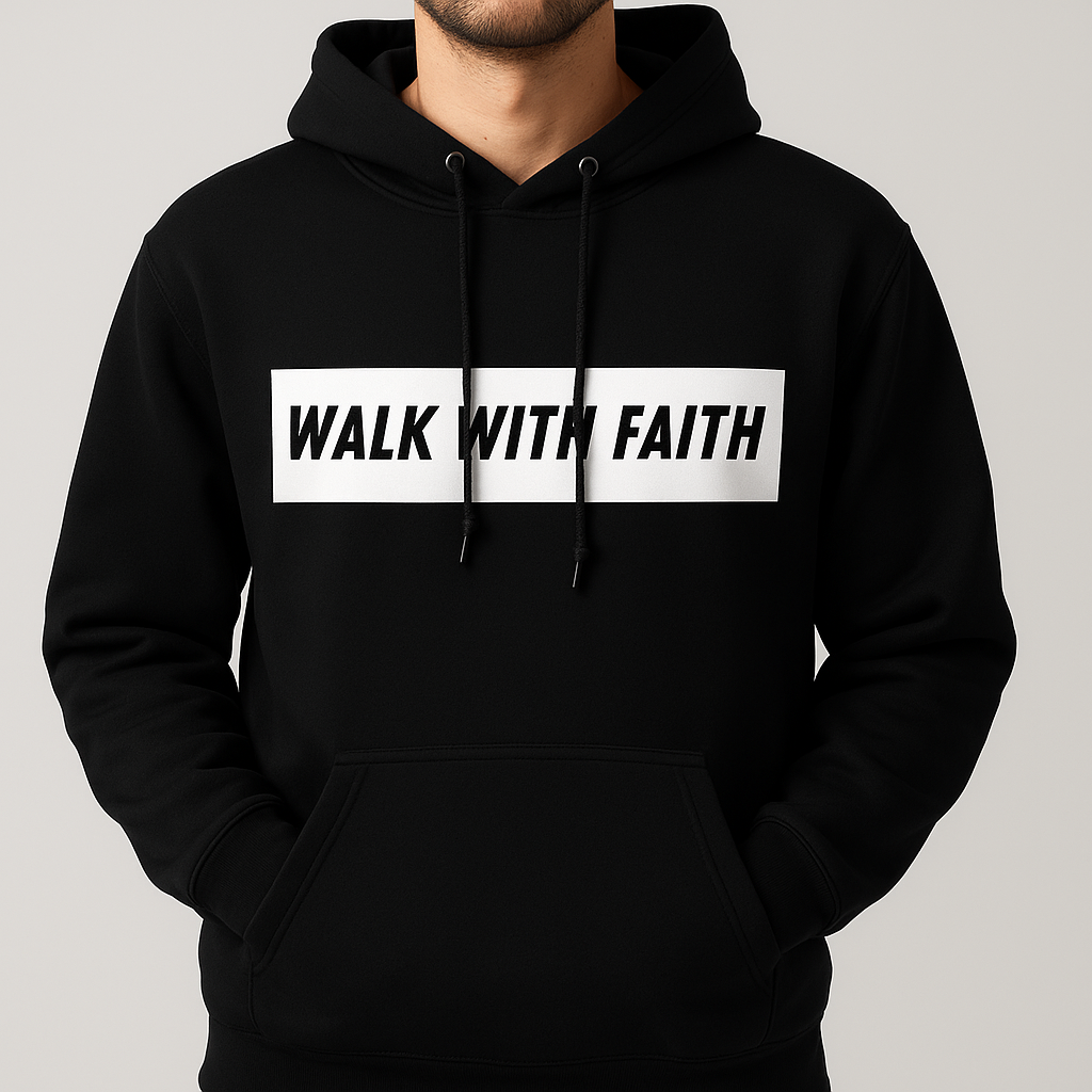 Walk With Faith Hoodie | Inspirational Christian Hoodie