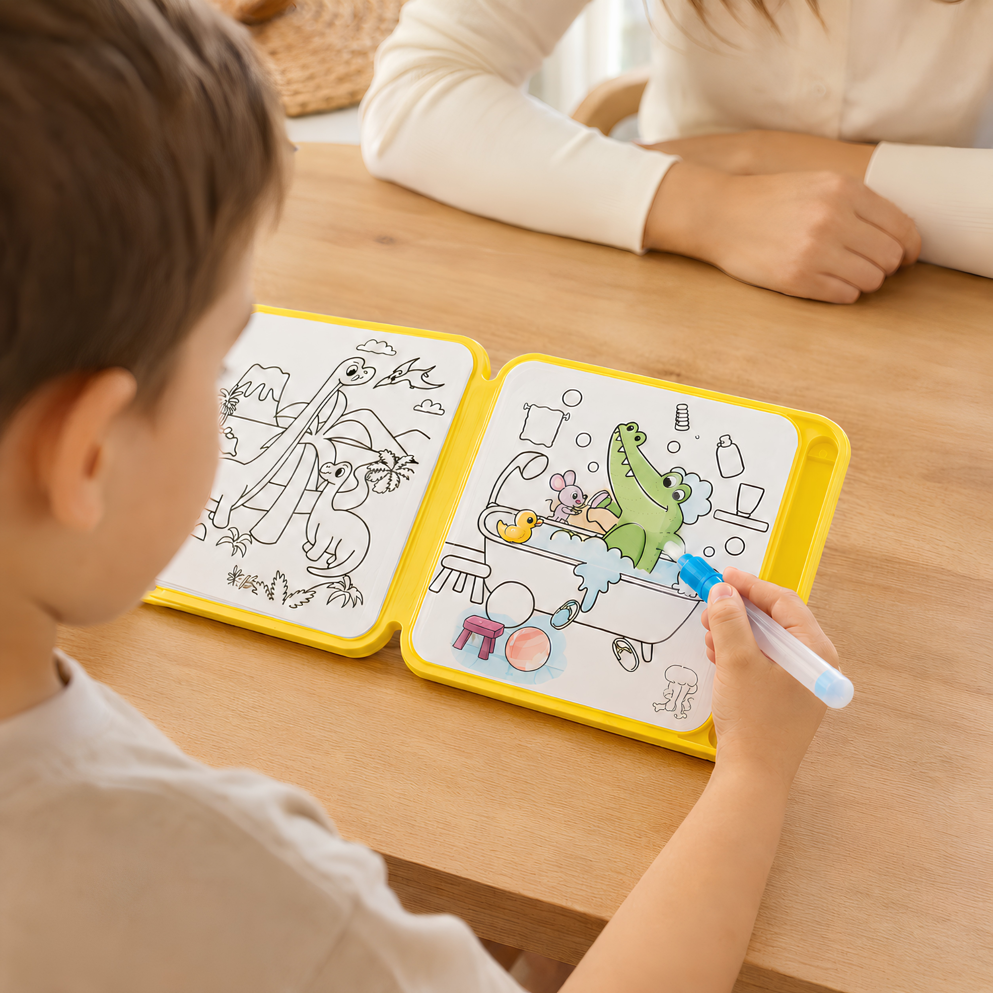 Water-Reveal Coloring Book