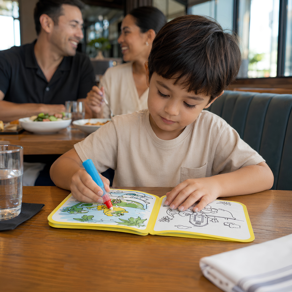 Water-Reveal Coloring Book