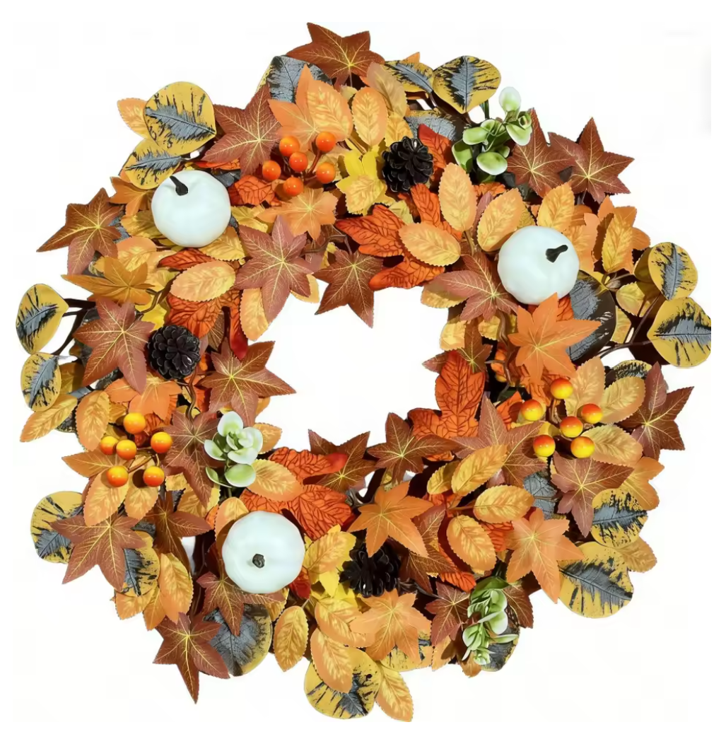 Autumn Harvest Front Door Wreath