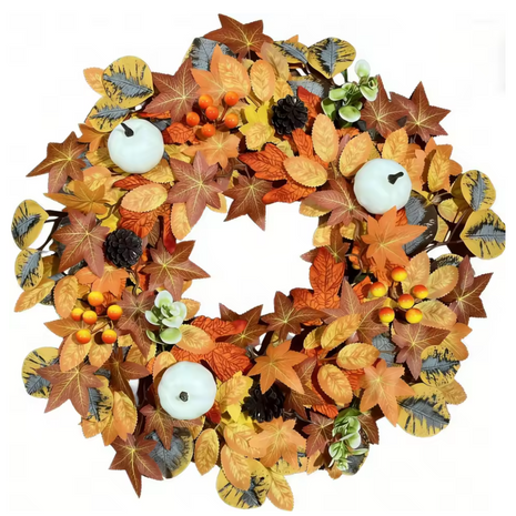 Autumn Harvest Front Door Wreath