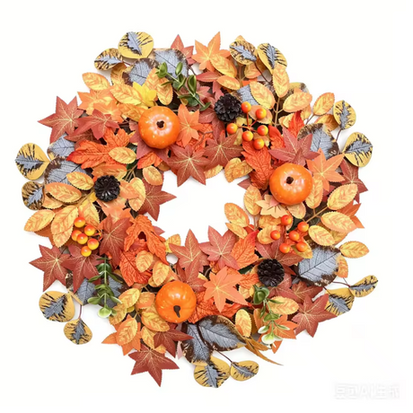Autumn Harvest Front Door Wreath