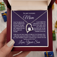 Gift for Mom from Son — “Without You There's No Me” Necklace