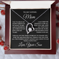 To My Mom — “Without You There's No Me” Necklace Gift From Son