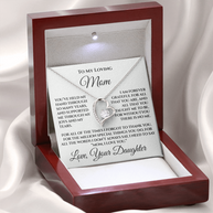 To My Loving Mom — “Without You There's No Me” Gift From Daughter