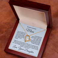 Mother's Day Gift for Mom from Daughter — “Without You There's No Me” Necklace
