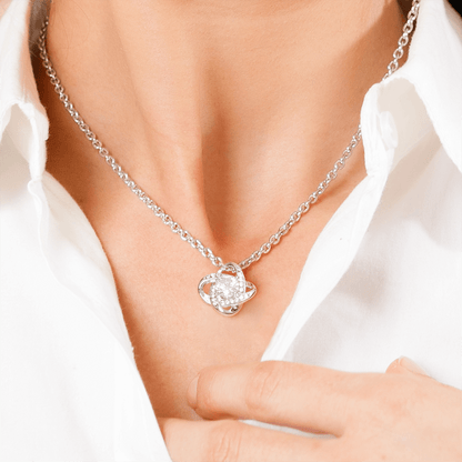 A Sparkling Gift of Love – Love Knot Necklace for Your Precious Daughter