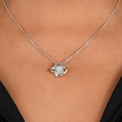 A Sparkling Gift of Love – Love Knot Necklace for Your Precious Daughter