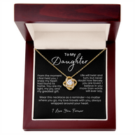 Un regalo brillante de amor – Collar Nudo de Amor para tu preciosa hija