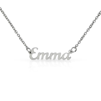 My Beloved Daughter - I Love You Forever Personalized Name Necklace |