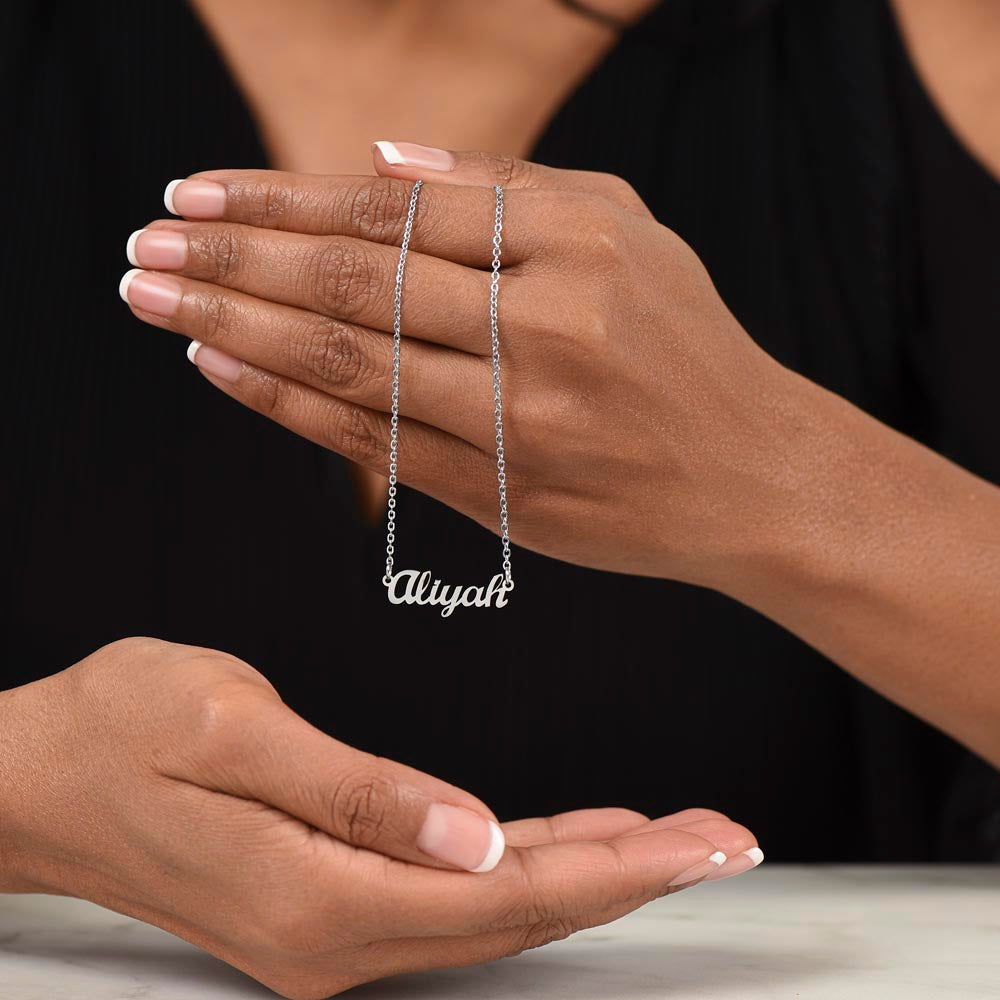 My Beloved Daughter - I Love You Forever Personalized Name Necklace |