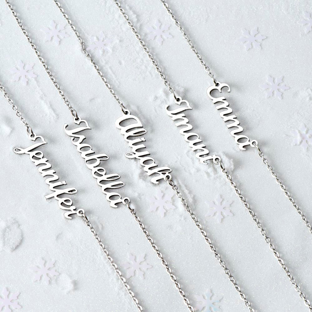My Beloved Daughter - I Love You Forever Personalized Name Necklace |