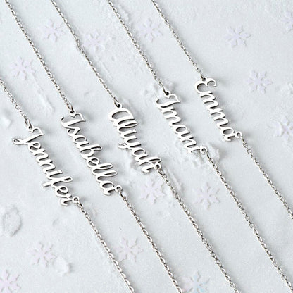 My Beloved Daughter - I Love You Forever Personalized Name Necklace |