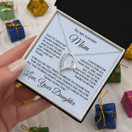Mother's Day Gift for Mom from Daughter — “Without You There's No Me” Necklace