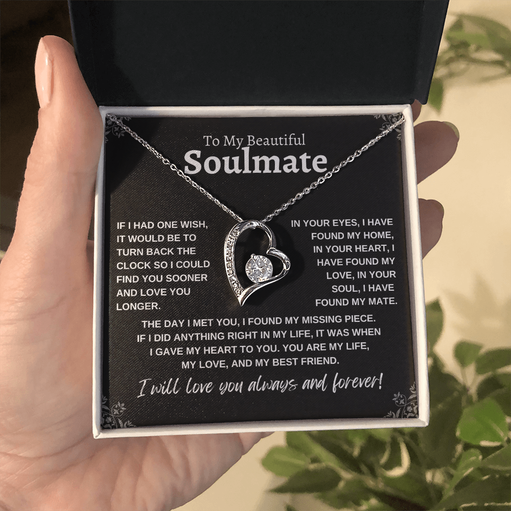 Para Mi Hermosa Alma Gemela | Collar Amor Eterno