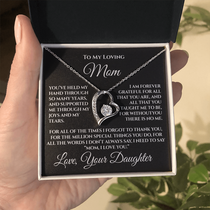 To My Mom — “Without You There's No Me” Necklace Gift From Daughter