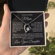 To My Mom — “Without You There's No Me” Necklace Gift From Daughter