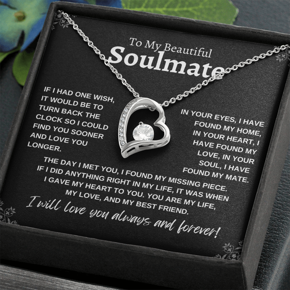 Para Mi Hermosa Alma Gemela | Collar Amor Eterno